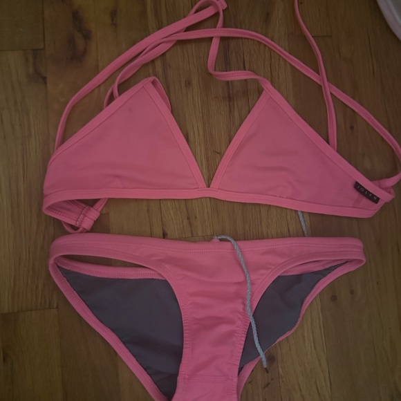 Jolyn Clothing NEON Pink Bikini Set - Picture 1 of 5
